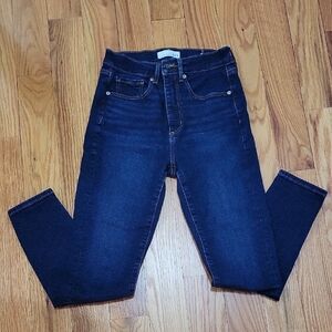 LOFT Dark Blue Skinny Jeans